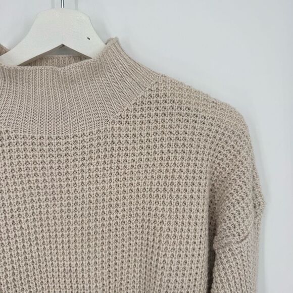 RDI Knit‎ Mock Neck Oatmeal Sweater Small - Picture 2 of 7